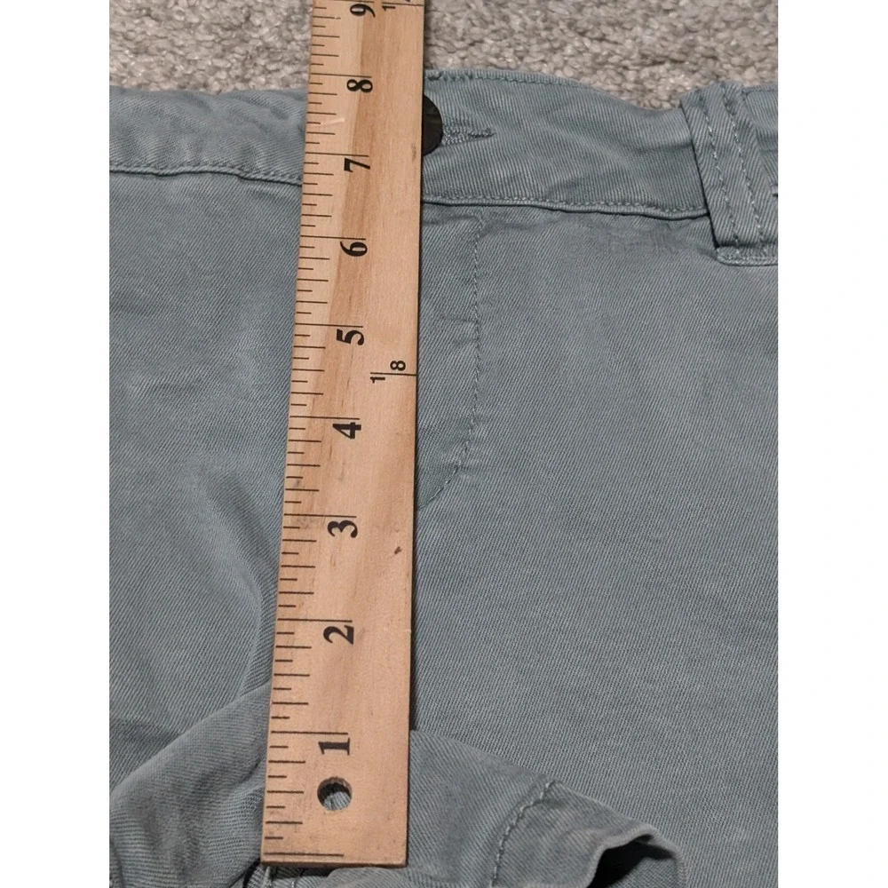 BKE Shorts Womens 25 Sage Green Chino Mid Rise Modal Blend Casual Summer